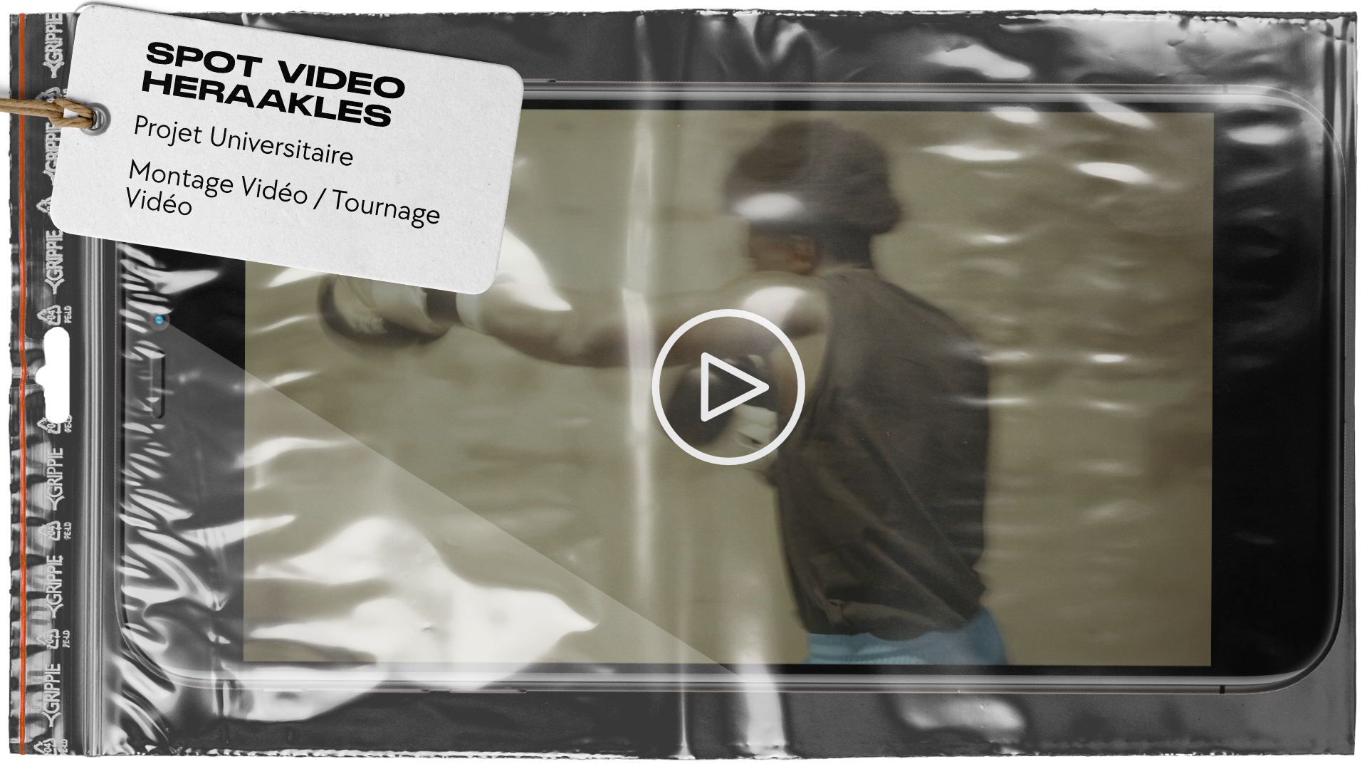 Mockup du spot vidéo du projet Heraakles